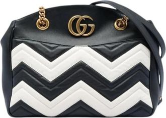 Gucci Pre-owned Quilted Chain Shoulder Bag - Dames - Vintage Schoudertas - Veelkleurig - ONE Size - Leer - Vintage