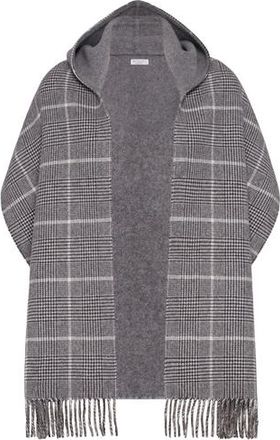 Brunello Cucinelli Prince of Wales scarf in Brown at Nordstrom