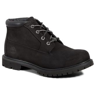 Timberland Nellie Chukka Nubuck Womens Ankle Boots - UK 7 - US 9 Women - EU 40 - Black - Size:UK 7