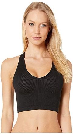 Free People Movement Free Throw Crop Womens Workout Black : MD (Womens 8-10), Polyamide/Modal/Elastane
