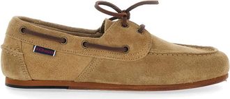 Sebago Beige Lace-up Loafers