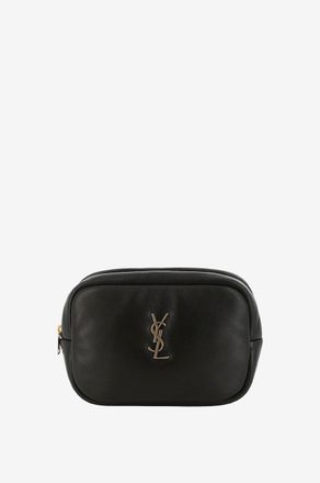 Saint Laurent Kosmetikt&auml;schchen aus Nappaleder Calypso