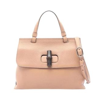 Gucci Pre-owned Handbags, female, Beige, Size: ONE SIZE Pre-owned Vintage Handbag