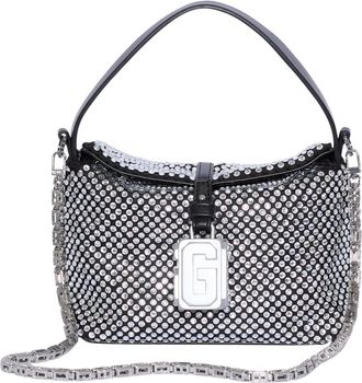 GCDS Mini Mega Comma Mesh Bag - Dames - Schoudertassen - Zwart - ONE Size - Nylon - Tassen
