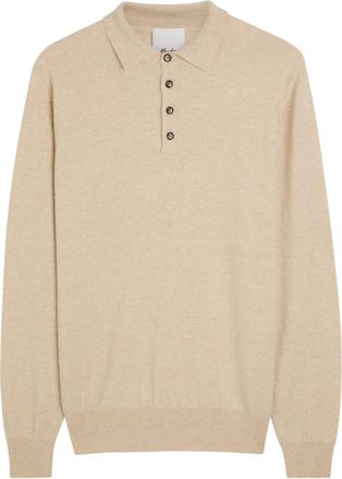 Allude Cashmere Polo Shirt - Beige - Xxl