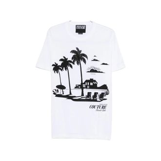 Versace Jeans Couture Palm-graphic T-shirt