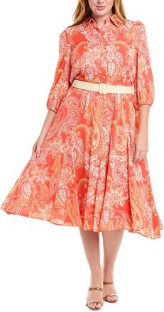 Tahari by ASL Tahari Asl Plus Belted Midi Dress