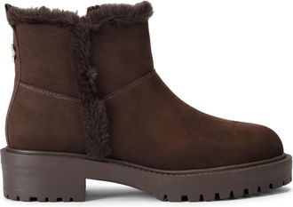 Carvela Womens Cosy Ankle Boots - Brown Fabric - Size UK 3