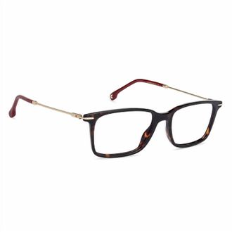 Carrera Unisex 205 Rectangular Eyeglasses In Dark Tortoise