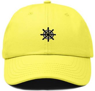 Dalix Ship Wheel Dad Hat in Yellow at Nordstrom