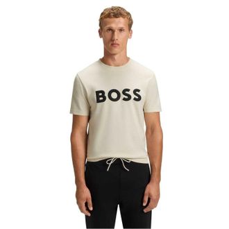 HUGO BOSS Heren Iconisch T-Shirt (Wit)