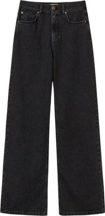 Twinset Wide Jeans - Dames - Loose Fit Jeans - Zwart - W26 - Katoen - Jeans