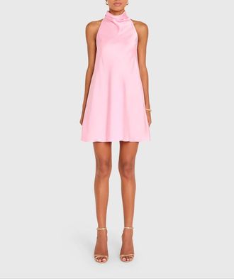 Amanda Uprichard Candy Floss Calypso Dress In Pink