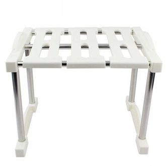 Trade Shop Trade Shop - Mensola Sovrapponibile Salvaspazio Impilabile Organizer Cucina Armadio Mobili 27