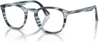Persol 49mm Round optical glasses in Grey at Nordstrom