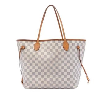 Louis Vuitton Pre-owned Tote Bags, female, White, Size: ONE SIZE Pre-owned Neverfull MM