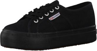 Superga Womens 2790 acotw Linea Up and Down Sneaker, Black (996), 5.5 UK