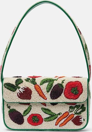 Staud Borsa a spalla Tommy Small con perline