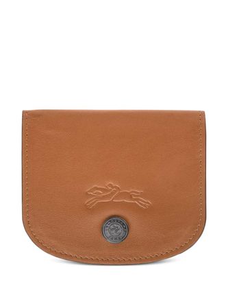 Longchamp Le Pliage Xtra leather card holder - women - Calf Leather - One Size - Brown