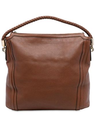 Gucci 2016-2025 Large Calfskin Bella shoulder bag - Brown