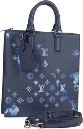 Louis Vuitton Tweedehands Canvas Louis Vuitton tassen - Dames - Vintage Handtas - Blauw - ONE Size - Vintage