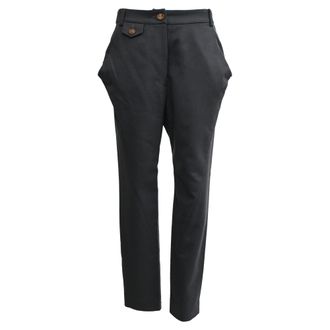 Vivienne Westwood Tapered Trousers in Black Wool