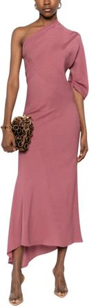 Cortana Party Dresses, female, Pink, Size: XS One-Shoulder Draped Dress