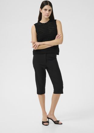 Karen by Simonsen Blouse met korte mouwen Straight fit Meteorite black