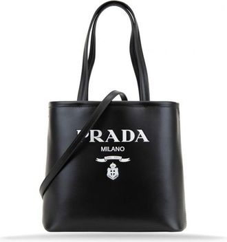 Prada Logo leren tas
