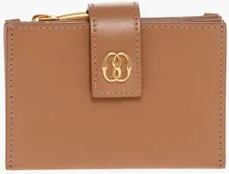 Bally Leather EMBLEM ACCORDION Wallet with Chain size Unica