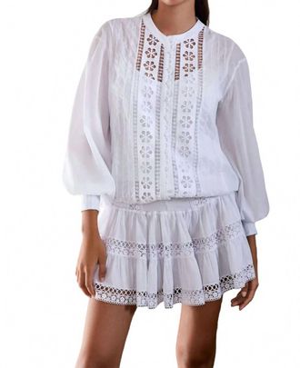 Charo Ruiz Ibiza Hortens Short Skirt In White