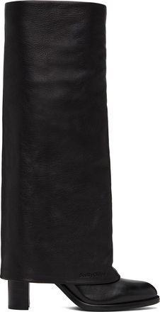 ロングブーツ See by Chloe' Boots Women Leather Black New Ring 60 leather knee-high boots in black - See By Chloe