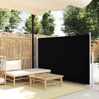 vidaXL Toldo Lateral Retr&aacute;ctil 140x300 Cm Negro Vidaxl