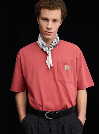 Carhartt Work in Progress Mens Logo pocket T-shirt