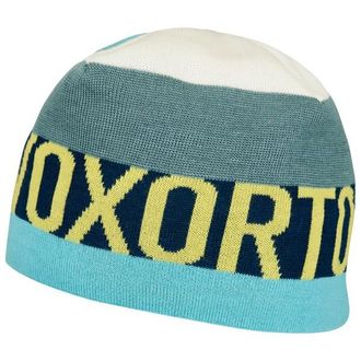 Ortovox Patchwork Beanie Mütze für Herren | türkis