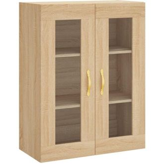 vidaXL Wall Mounted Cabinet Sonoma Oak 69.5x34x90 cm Vidaxl