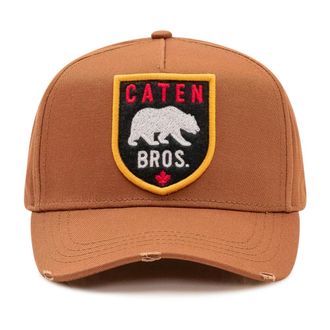Dsquared2 Baseball Cap - Heren - Petten - Bruin - ONE Size - Accessoires