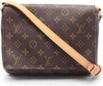 Louis Vuitton Pre-owned Vintage Monogram Shoulder Bag - Dames - Vintage Schoudertas - Bruin - ONE Size - Vintage