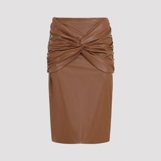Elisabetta Franchi Eco lederen rok