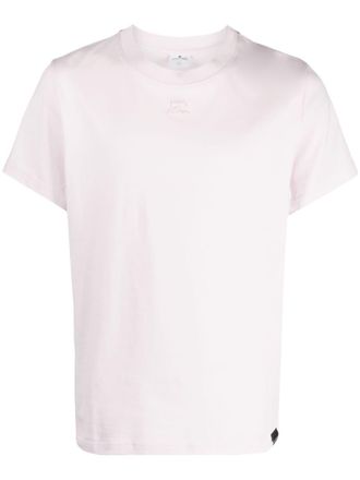 Courrèges T-shirt con ricamo - Rosa