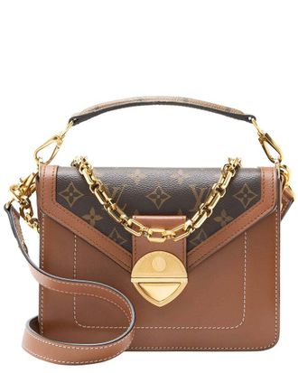 Louis Vuitton Monogram Canvas Calfskin Biface Shoulder Bag (Authentic Pre- Loved)