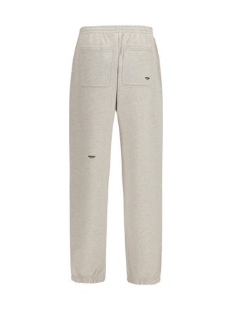 Represent Mens Sweatpants Micro Owners Club Cream Marl Cotton Trousers