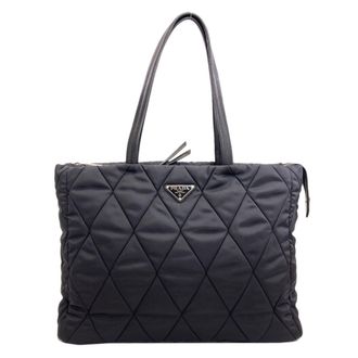 Prada Black Nylon Tote Bag (Pre-Owned)