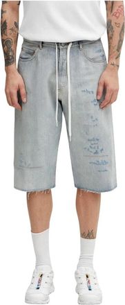 Maison Margiela Denim Shirts - Heren - Denim shorts - Blauw - M - Denim - Korte Broeken