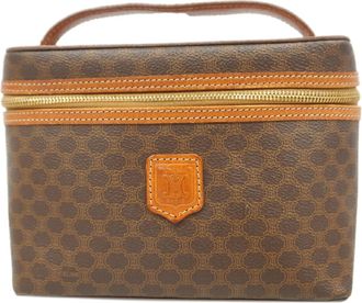 Celine Brown Pvc Vanity Bag (Pre-Owned)
