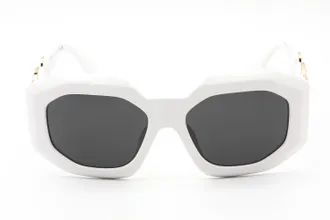 Versace 0VE4424U Oversized Oval Sunglasses - White