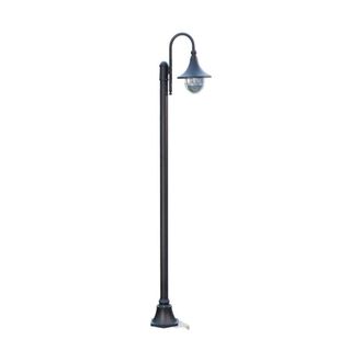 Lindby Farola exterior de Aluminio Negro