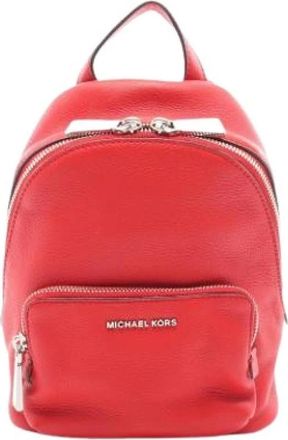 Michael Kors Zaino Pre-owned - - Pre-owned - Donna - Rosso - ONE SIZE