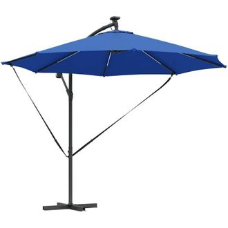 vidaXL Parasol De Cantilever Tipo Pl&aacute;tano Azul Celeste Vidaxl
