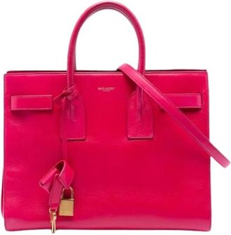 Saint Laurent Pre-owned Sac de Jour - Dames - Vintage Shopper - Roze - ONE Size - Leer - Vintage